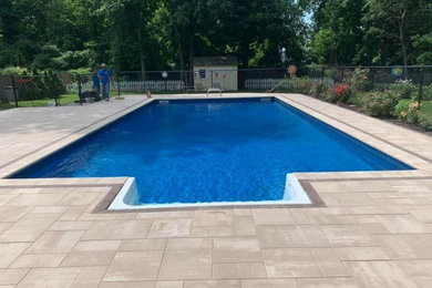 Example of a pool design in Charlotte