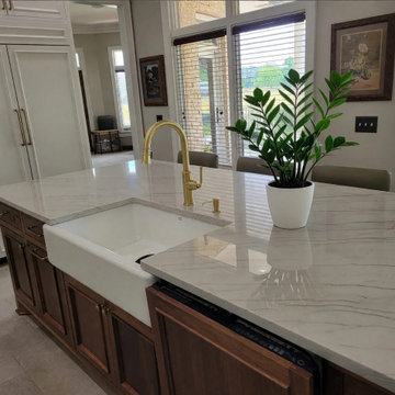 Aiken kitchen and bath in quartz and marble