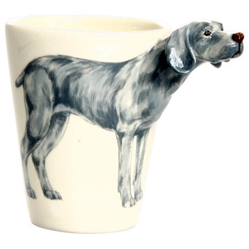 Weimaraner 3D Ceramic Mug