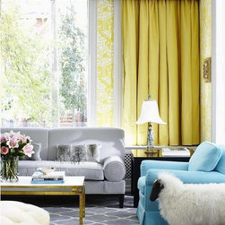 Shades with Side Panels - Curtains