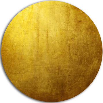 Gold Texture Wallpaper, Abstract Digital Art Round Wall Art, 36"