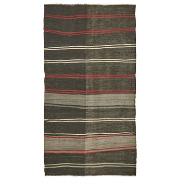 Rug N Carpet - Handmade Oriental 6' 3'' x 11' 1'' Vintage Goat Hair Kilim Rug