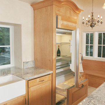Alder flush inset cabinets in Carmel