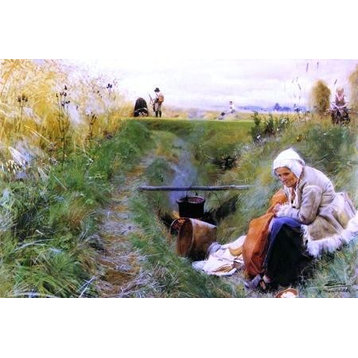 Anders Zorn Our Daily Bread, 18"x27" Wall Decal Print