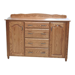 Oak Traditional deluxe sideboard - Furniture