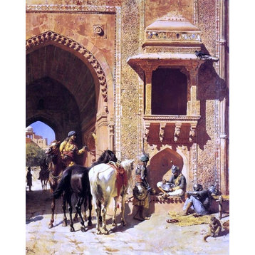 Edwin Lord Weeks Gate of the Fortress at Agra India Wall Decal
