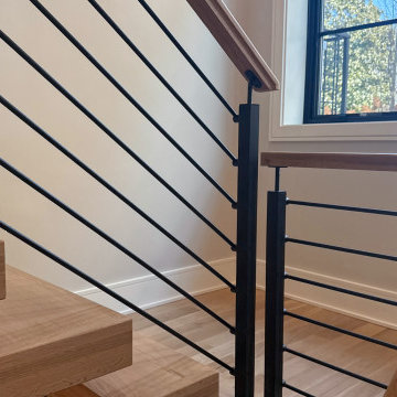 Project #147 | Modern Staircase with Seattle Style Stringer