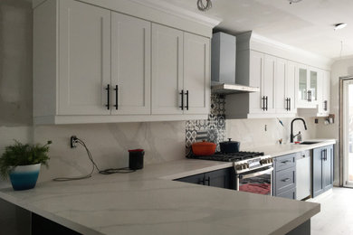 Inspiration for a transitional kitchen remodel in Toronto