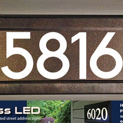 Address LED - illuminated house numbers - House Numbers