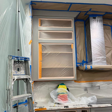 Kitchen Cabinet Painting Preparation and Surface Protection