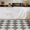 FloorPops Grey and White Marble Bonneville Peel and Stick Floor Tiles