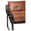 Connor Club Chair Open Road Brown Leather