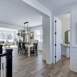 Open Concept Main Level in this Modern Farmhouse