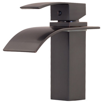 Novatto Remi Single Lever WaterSaver Bathroom Faucet, Oil Rubbed Bronze