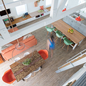 Beach Style Living Room