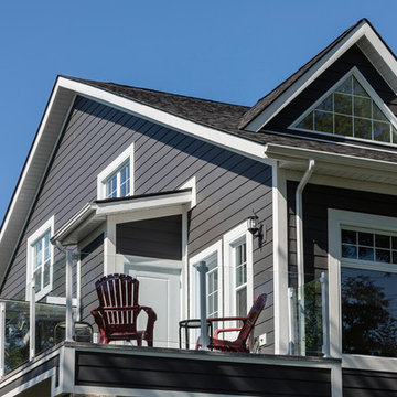 Modern Apartments with Clapboard Siding in Thunder Bay, Ontario, Canada