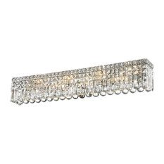 Crystal Vanity Lights Houzz Starry Sky Trading Inc 8 Lights 36 Long Clear Crystal Wall Sconce Bathroom Vanity