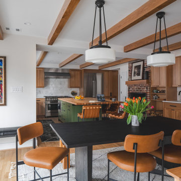 Modern Fusion: A Contemporary Kitchen and Dining Transformation