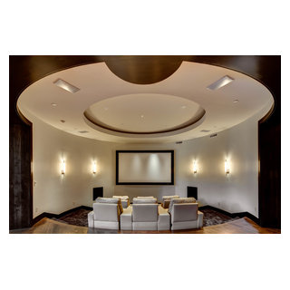 23 - Utah Mountain Residence - Transitional - Home Theater - Salt Lake ...