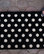 White Polka Dots Mid-Thickness Hand Woven Coir Doormat, 18 x 30 Inch