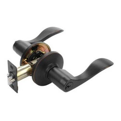 Dynasty Hardware - Heritage Design Oil Rubbed Bronze Door Lever, Keyed Entry (Exterior) - Door Levers