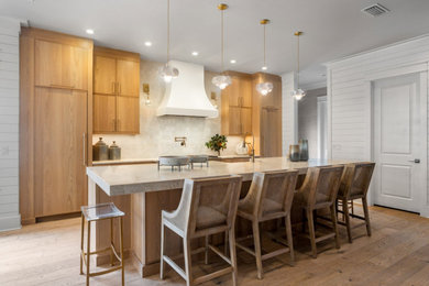 Example of a transitional kitchen design in Other
