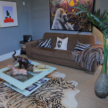 Animal Theme Den for a Condo