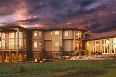 Example of an exterior home design in Denver