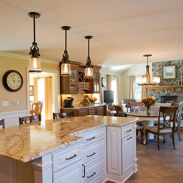 Seamless Flow Kitchen by Crystal Cabinets