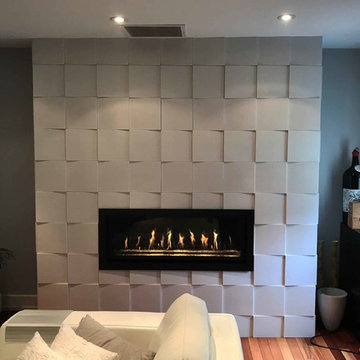 Linear Gas Fireplace - Westport, CT