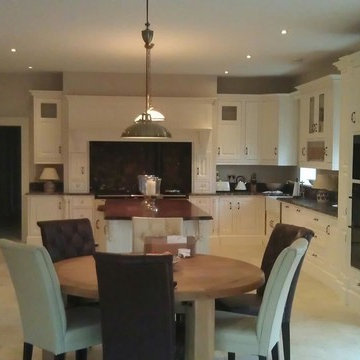 Ivory painted kitchen