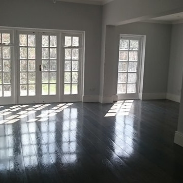 Gloss Wood Floor Reflections