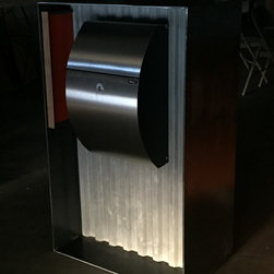 Modern Mailbox Side View - Mailboxes