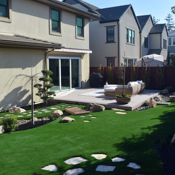 Modern Asian Inspired Backyard in Palo Alto