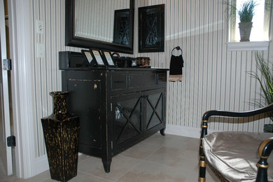 Inspiration for a timeless powder room remodel in Austin