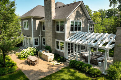 Example of a patio design in Chicago