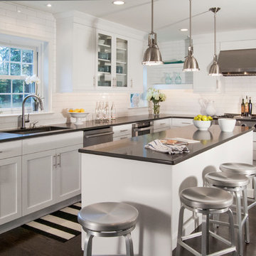 Malvern, PA - Crisp White Expanded Kitchen
