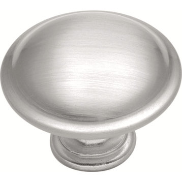Belwith Hickory 1-1/4 " Tranquility Satin Silver Cloud Cabinet Knob P516-SC