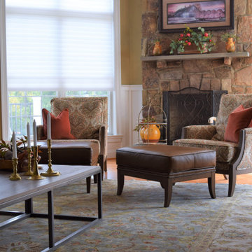 Country Inspired Great Room- Round Hill, VA