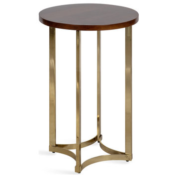 Bellingham Side Table, Walnut Brown 18x18x26