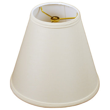 Fenchel Shades 5"x10"x9" Empire Lamp Shade, Linen Ivory