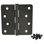 Cosmas - Cosmas Oil Rubbed Bronze Door Hinge 4" With 1/4" Radius Corners - inish: Oil Rubbed Bronze