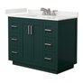 Green with Brushed Nickel Trim