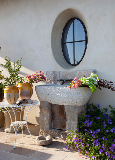 Mediterranean Patio by Paul Brant Williger Architect
