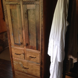 Rustic armoire - Bathroom Cabinets