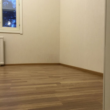 a damaged room´s full renovation