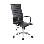 Executive Ergonomic High-Back Office Chair, Black