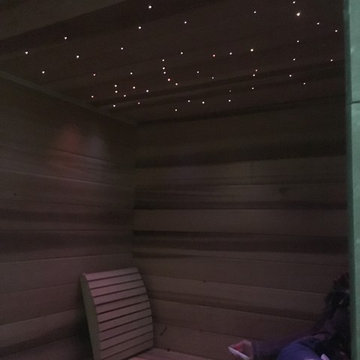 Star Gazing - In the sauna at night look at Orian