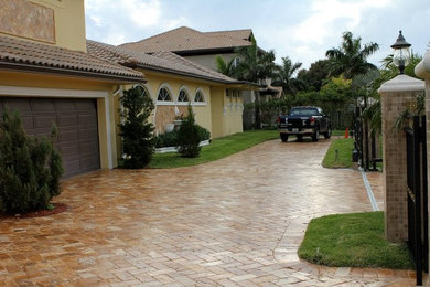 Design ideas for a mediterranean landscaping in Miami.