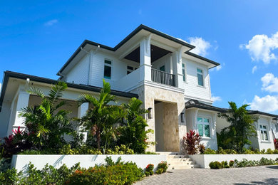 Island style exterior home photo in Other